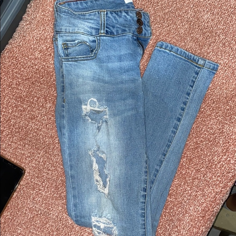 Cello ripped skinny jeans